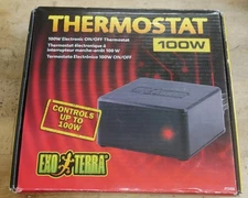 Exo Terra Thermostat - 100W - Electronic On|OFF NEW