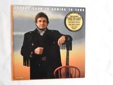 Johnny Cash "Is Coming to Town" Pristine NEVER PLAYED 1987 PROMO Pressing 