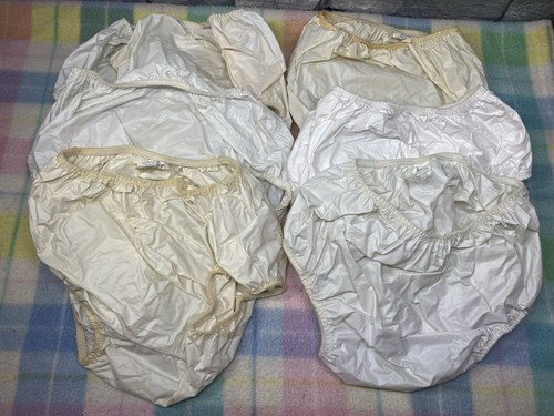 Vintage Gerber Vinyl Plastic Training Pants Large Rubber 6 Count