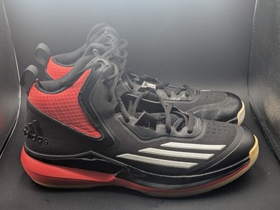 Adidas Title Run S84203 Men s Basketball Shoes Black Solar Red SZ US8.5