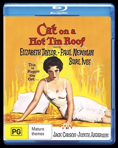 Cat on a Hot Tin Roof (1958) disc cover