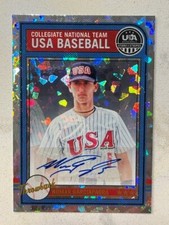 NOMAR GARCIAPARRA 2025 USA Baseball Stars & Stripes Cracked Ice AUTO # 24/25