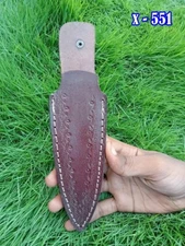 Custom Handmade Fixed Blade Dagger Knife Leather Sheath Holster X551