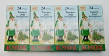 4 NEW BOXES-24/Bx of Knox Pine Scent Incense Cones Made in Germany 