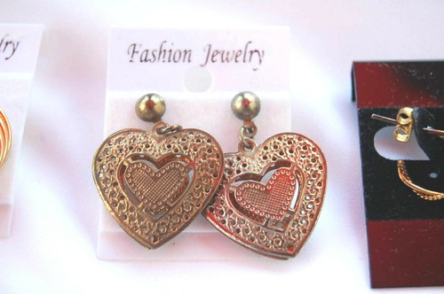 Pierced Earrings Asst'd Styles,Length,Colors,Materials Vintage/Modern 50pr S5354 - Picture 34 of 35
