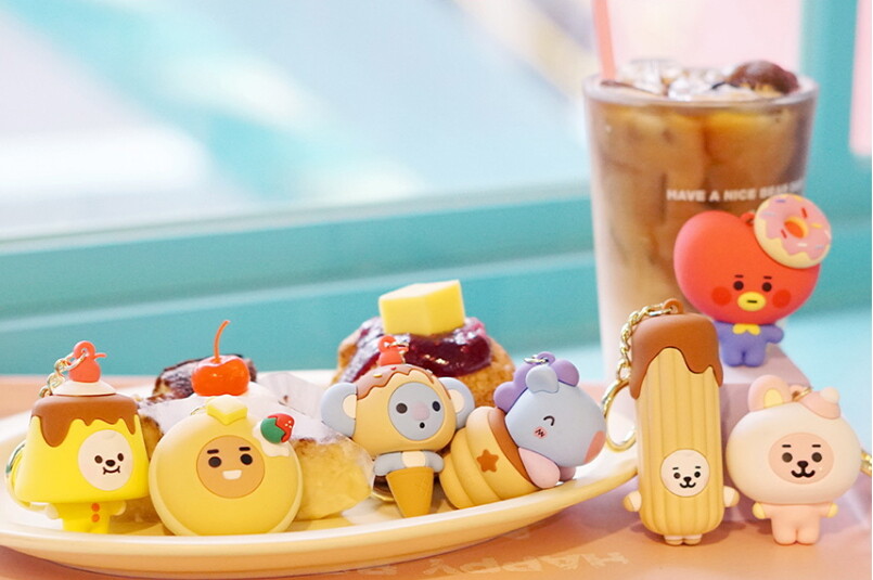 BTS BT21 Official Baby Sweet Things Figure Keyring Authentic | eBay