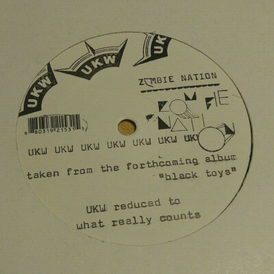 ZOMBIE NATION * BOOSTER * UKW records 2006 * KOMPAKT * BLACK TOYS * 12'' Vinyl