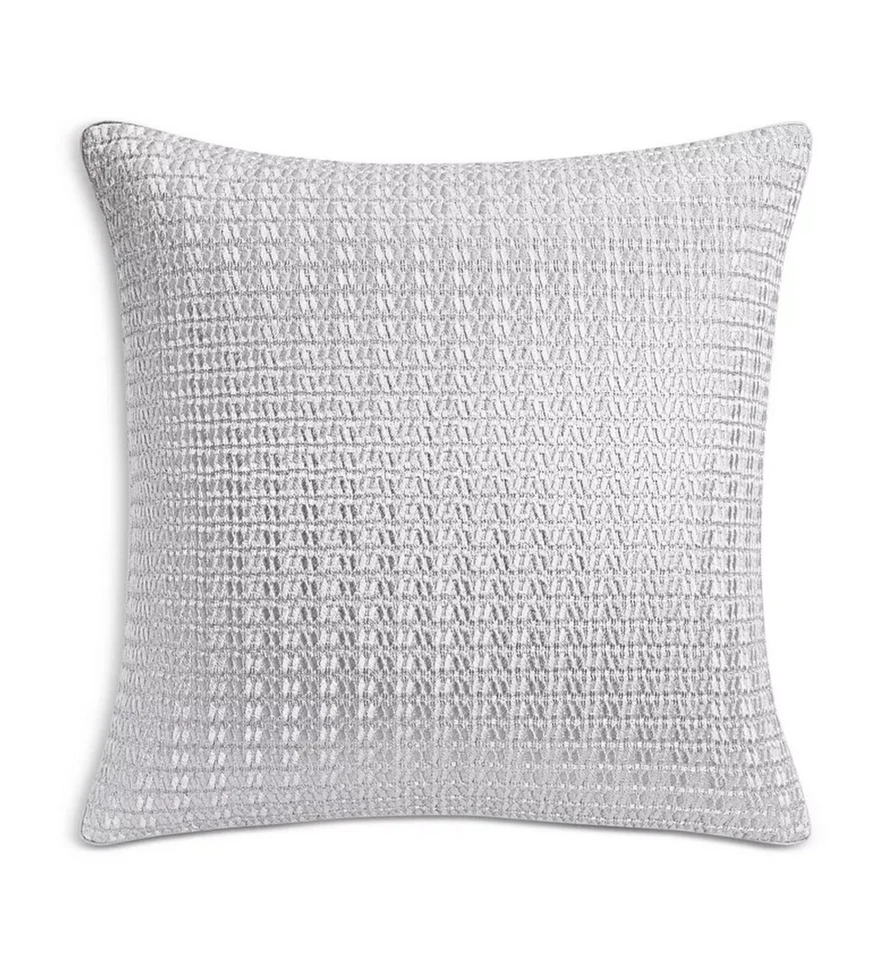 Hudson Park Collection Marble Wave Duvet Cover King + 3 Euro Shams $1025 Grey - Image 4 of 4