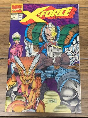 X-Force Vol. 1 No. 1 August 1991 Feral Cable Boom Boom Marvel