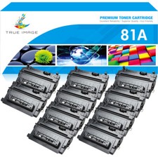 10PK CF281A Toner Compatible for HP 81A LaserJet M605X M606DN MFP M630z M630dn