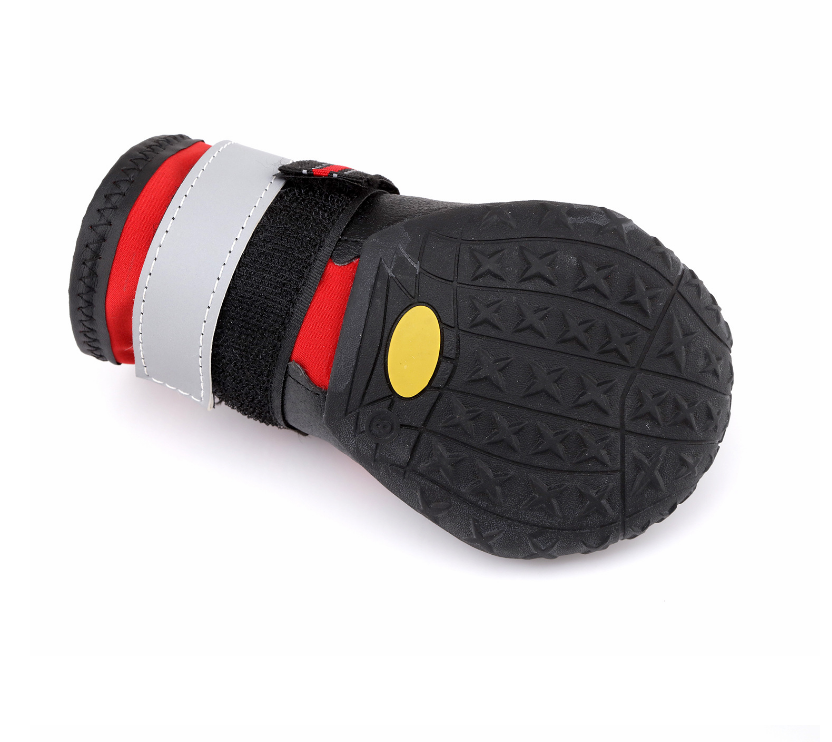 Leather nonslip dog/cat shoes/booties by PomPreece SET OF 4 eBay