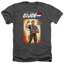 G.I. JOE FLINT CARD Licensed Adult Men's Heather Tee Shirt SM-3XL