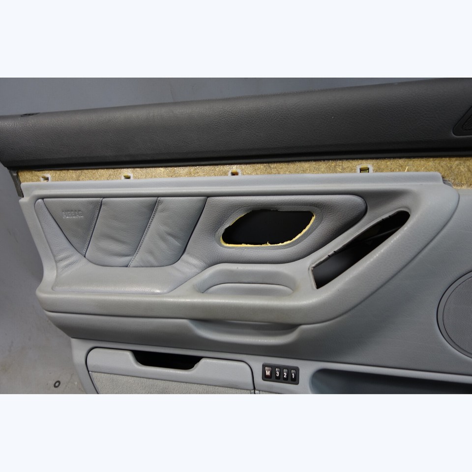 1996-2001 BMW E38 7-Series 740 Front Interior Door Panel Trim Skin Pair ...