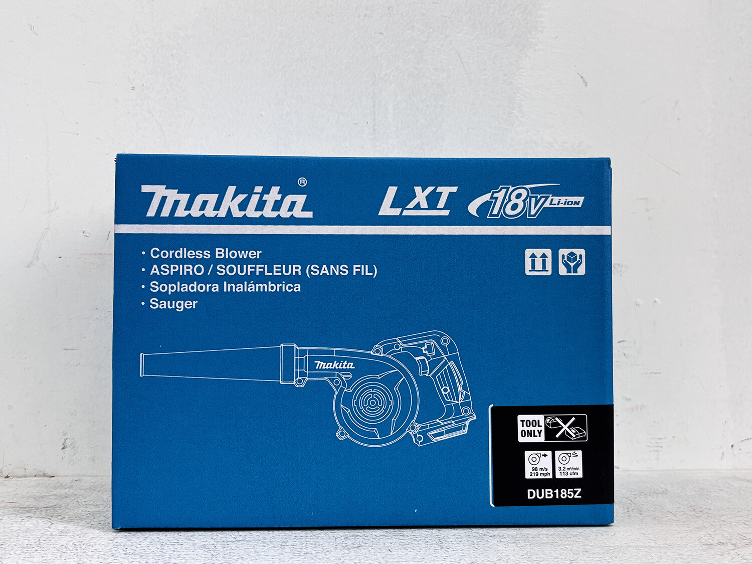 Makita DUB185Z 18V Cordless Leaf Blower and Vacuum Cleaner Body only - Tracking