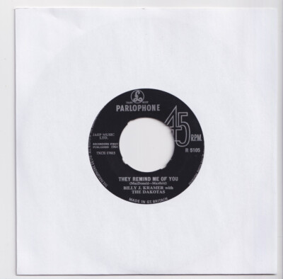 (nX664) Billy J Kramer & The Dakotas, They Remind Me Of You - 1964 - 7'' vinyl