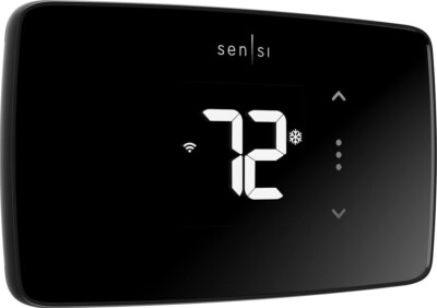Sensi Lite Smart Thermostat, Data Privacy, Programmable, Wi-Fi, Mobile App