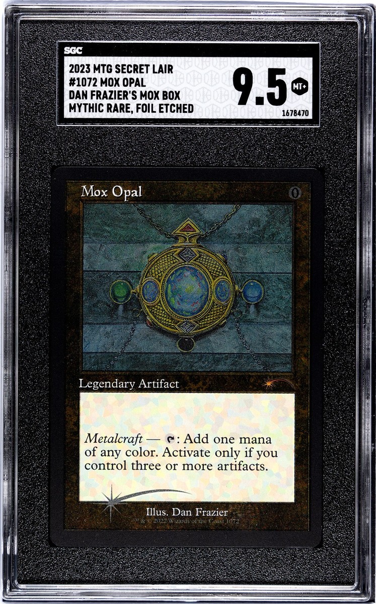 MTG オパールのモックス/Mox Opal Secret Lair Foil 👑 Secret Lair Dan Frazier's Mox Box Etched FOIL Mox Opal