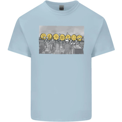 Crypto Arbeitnehmer New York Parodie Funny Bitcoin Kinder T-shirt Jungen Mädchen
