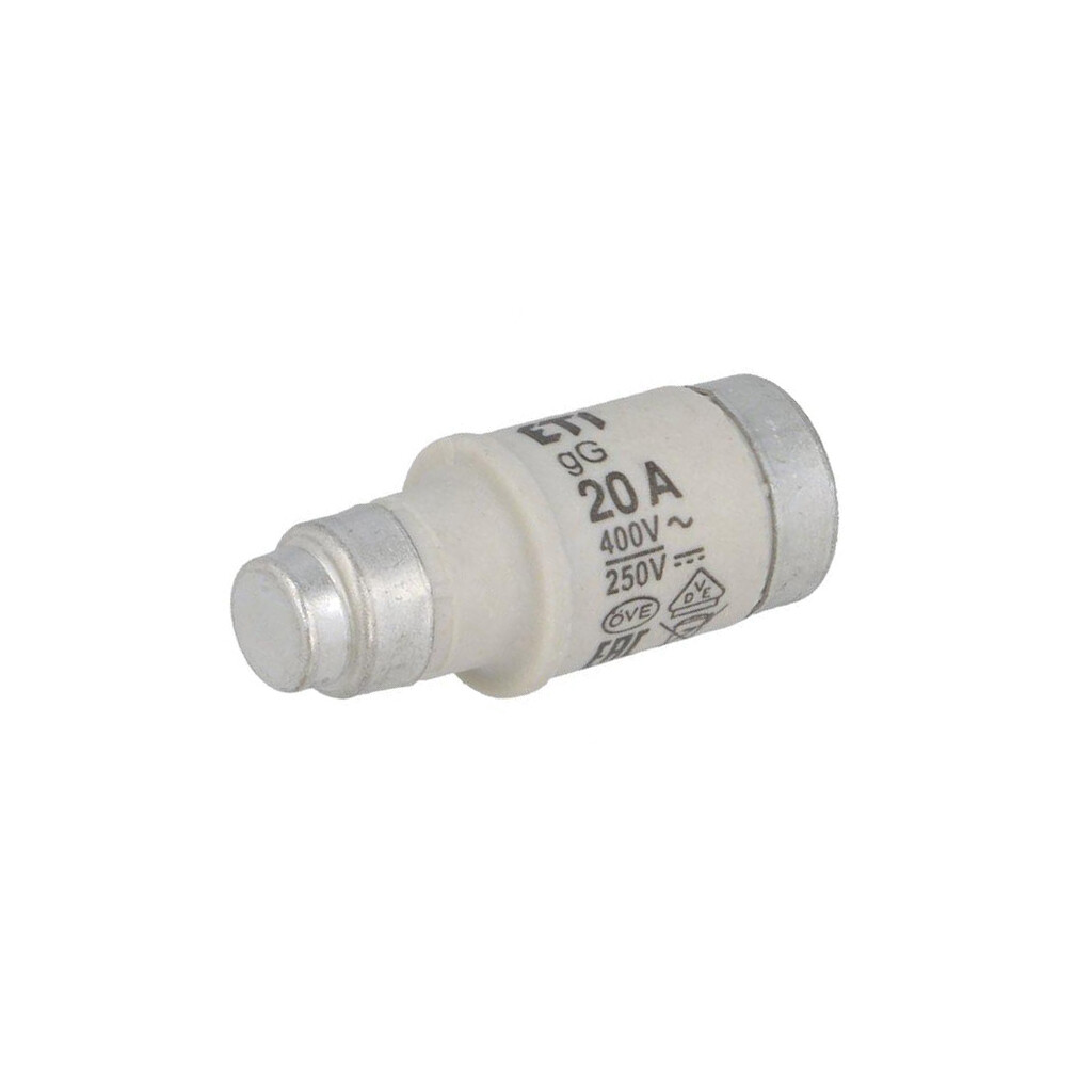 002212001 Fusibile: fusione gG 20A 400VAC 250VDC ceramica D02 D0 ETI POLAM