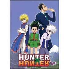 HUNTER X GROUP ON BLUE ATA-BOY MAGNET NEW