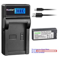 Kastar Battery LCD USB Charger for Sony NP-FC11 NP-FC10 Battery BC-VC10 Charger