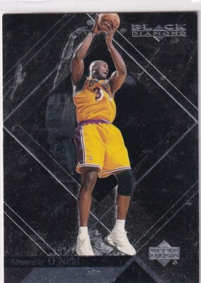 2000 Upper Deck Black Diamond NBA No. 37 Shaquille O'Neal