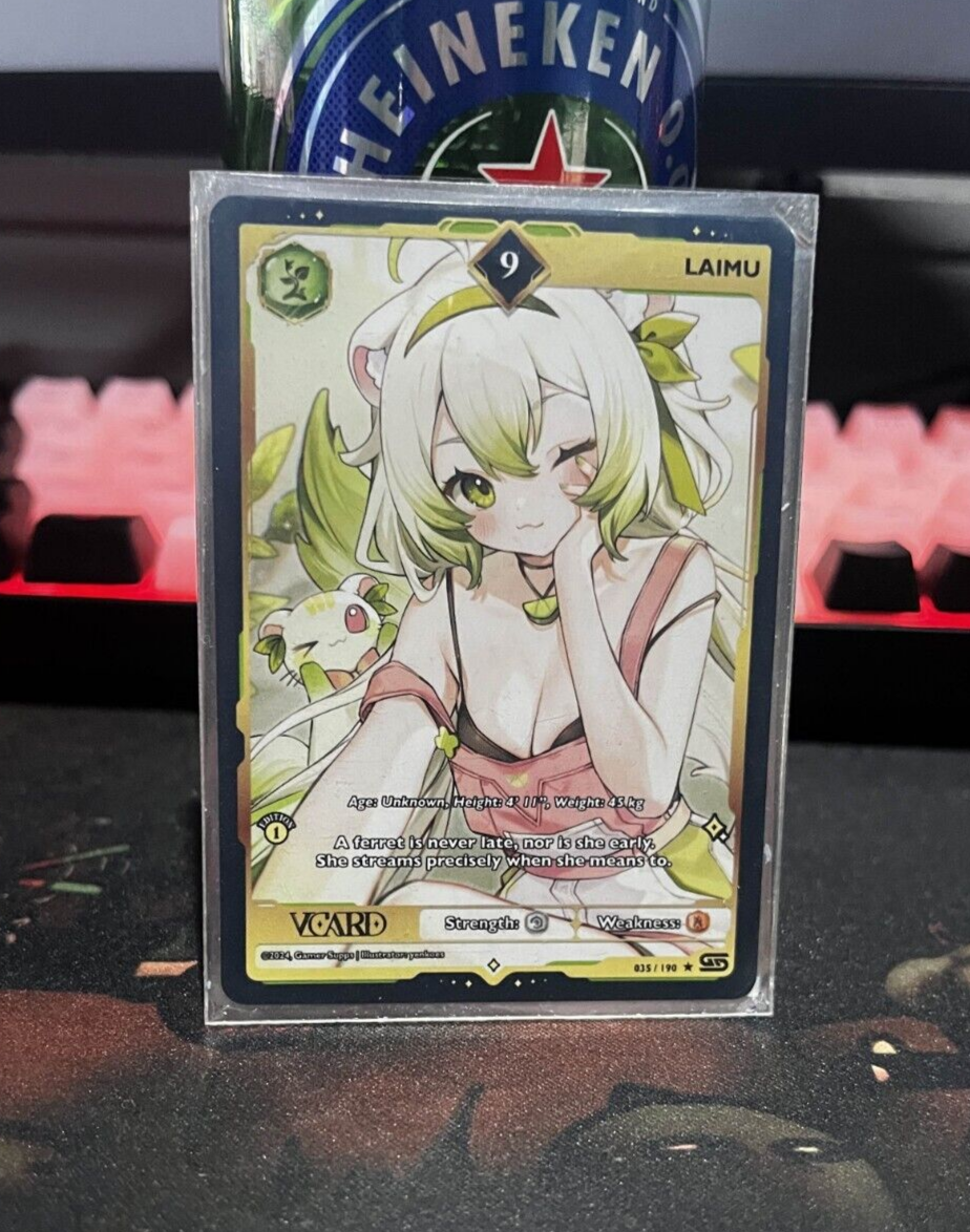 VCARD Rising Stars FULL ART - First Edition - Laimu 035 / 190 | eBay