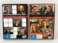 Without A Trace Season 1 & 2 DVD Region 4 Anthony LaPaglia Eric Close Crime FBI