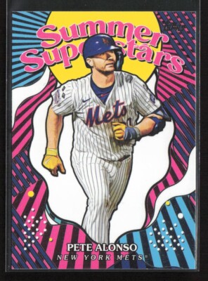 2025 Topps Series 2 Summer Superstars SS-26 Pete Alonso New York