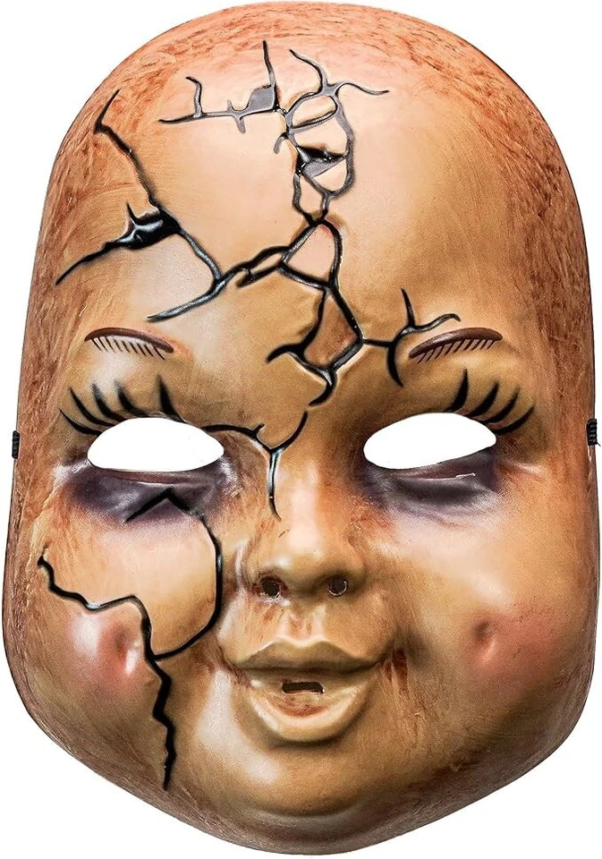 Scary Halloween Mask Chucky Baby Doll Devil Face Mask Creepy Masquerade Mask - Image 2 of 4