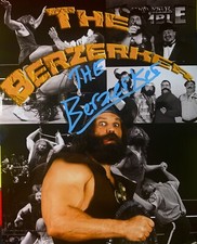 THE BERZERKER Autographed Custom Career Edit 8x10