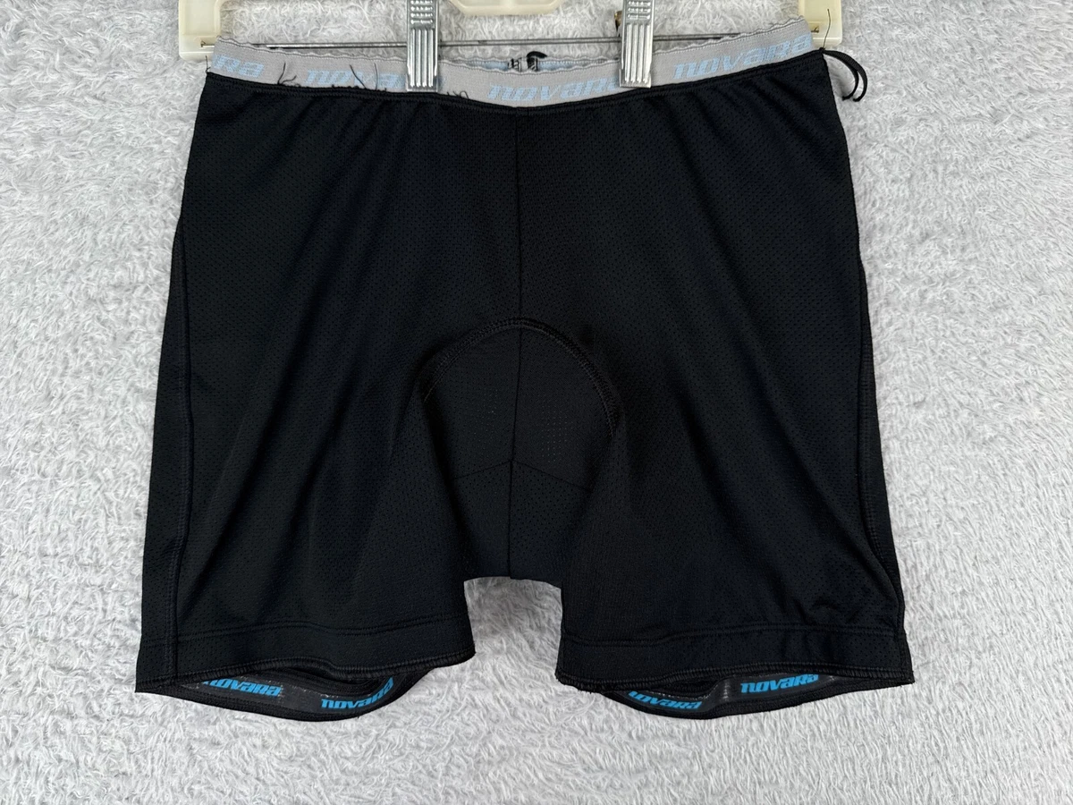 Short De Cyclisme Homme Novara – Noir Taille L, Rembourré Compression – État Très Bon
