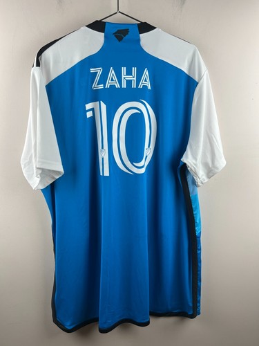 Wilfried Zaha Adidas Charlotte FC Authentic Home Soccer Jersey 2XL - Picture 3 of 8