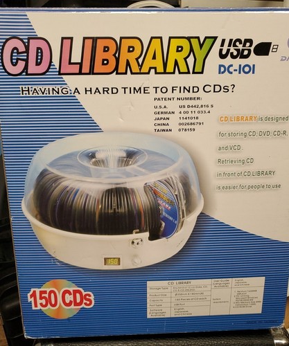 DACAL TECHNOLOGY DC-101 Elektrische Musik CD DVD CD 12cm Bibliothek Speicher wvwvwvtr