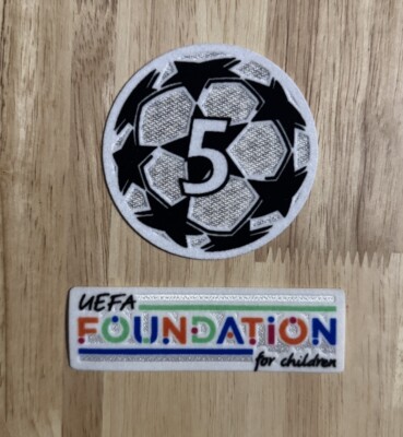 Club Barcelona 5 Times Winner Champions League Trophy Set Sleeve