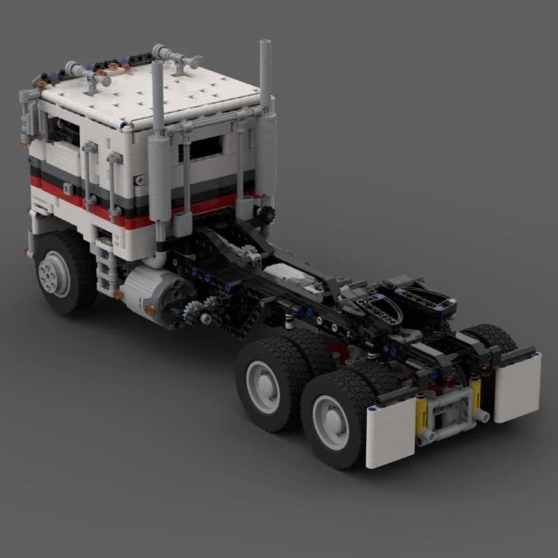 Custom MOC-104414 Full RC Cab-over Truck Flat Face Truck Semi-Truck 1664 Parts - Image 3 of 4
