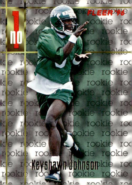 1996 Fleer #161 Keyshawn Johnson