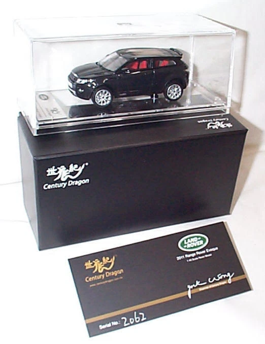 2011 Range Rover Evoque Santorini Black 1:43 SCALE New CDLR1001 Century Dragon - Image 2 of 3