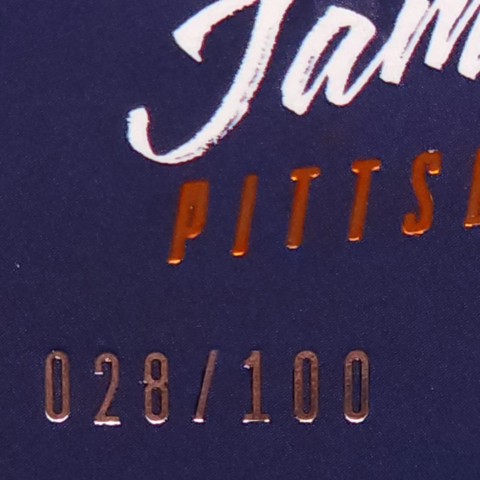 JAMES CONNER 2019 Panini Luminance #F9 Flash Orange /100 Pittsburgh Steelers - Image 3 of 3