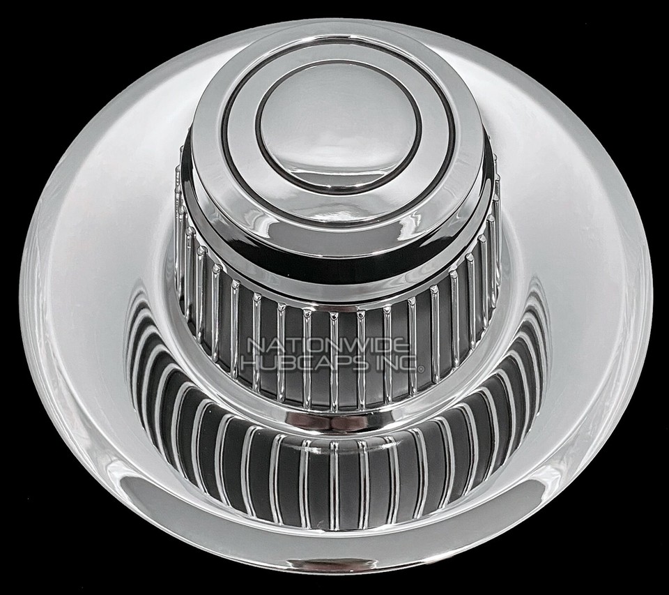 4 fits Chevy GM Rally Wheel Center Hub Caps 15x8 15x7 Rim Derby Cap ...