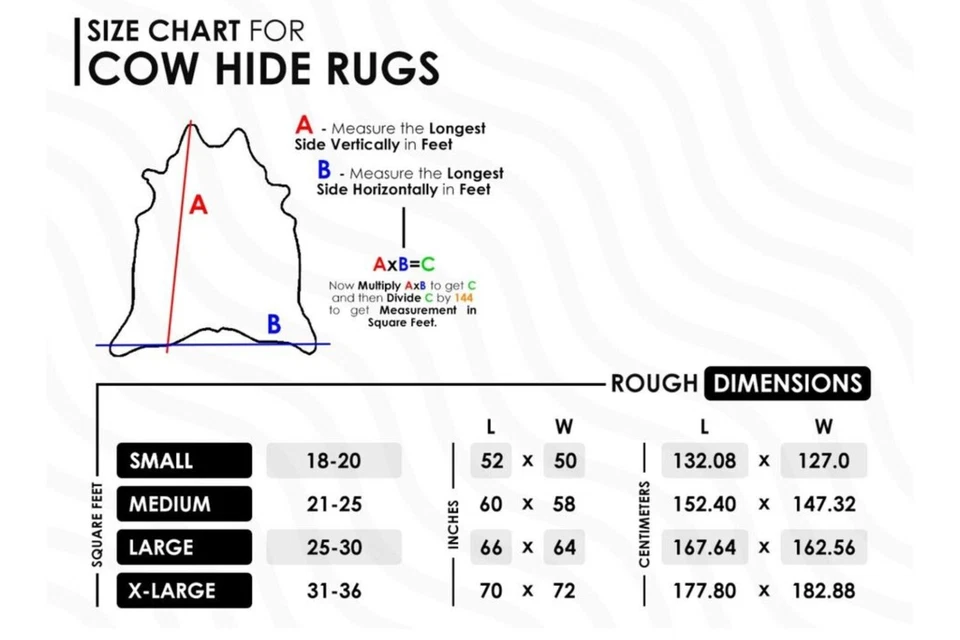 NEU GROßE ECHT RINDSLEDER TEPPICHE KUHFELL FELL TEPPICH WOHNZIMMER VORLEGER - Bild 2 von 4
