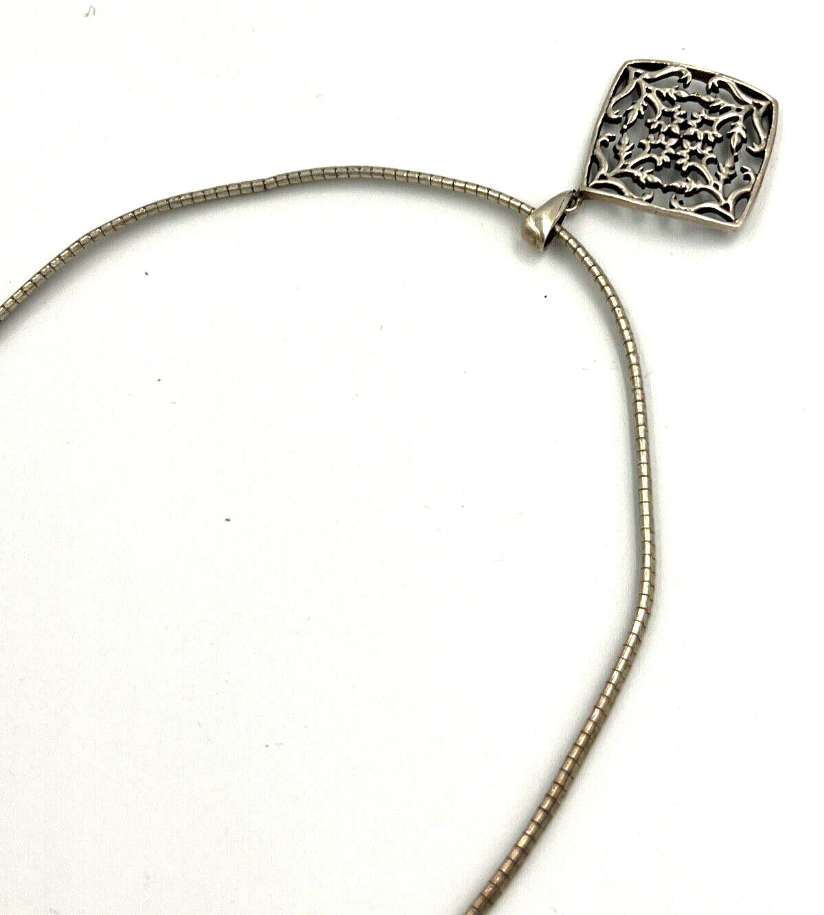 Vintage Designer Solid Silver Hallmarked Pendant … - image 6