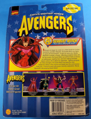 Scarlet Witch Toy Biz Marvel Collector Edition Figure Hex Blast New 1997