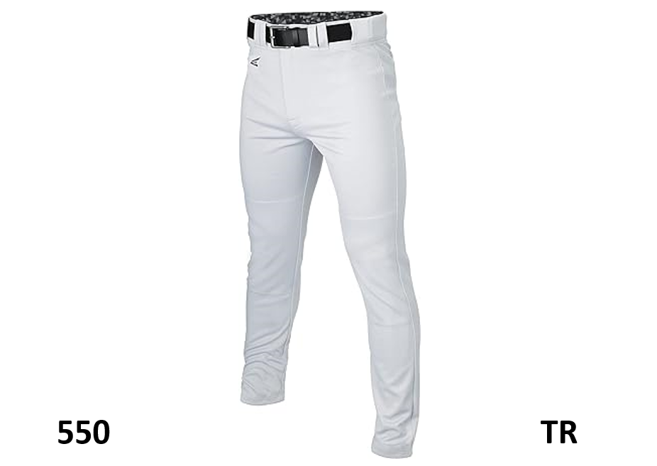 Pantalon de Baseball court Easton Pro+ Pull up Blanc pour Junior