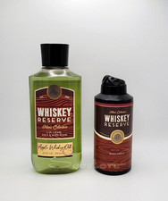 Bath  Body Works Whiskey Reserve Men's Body Spray  3 in 1 Body Wash Set of 2
