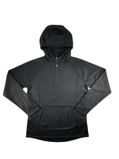 The North Face Tech Mezzaluna 1/4 Zip Hoodie Pullover Jacket Black Girls XL 18