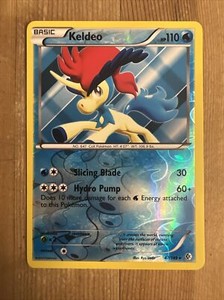 Keldeo - 47/149 - Reverse Holo Rare VLP, English Pokemon Boundaries Crossed