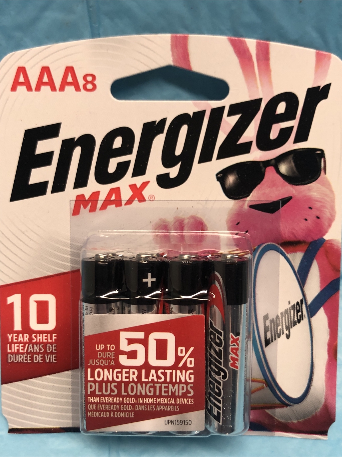 Energizer MAX AAA Batteries 8 Pack -TRIPLE A -SHIPS FREE-image