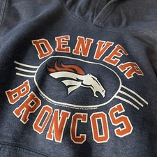 NFL Denver Broncos Pullover Hoodie Youth Size L 10-12 