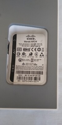 CISCO MERAKI MR34 802.11ac Access Point Di Rete Wireless MR34-HW Non - Foto 11